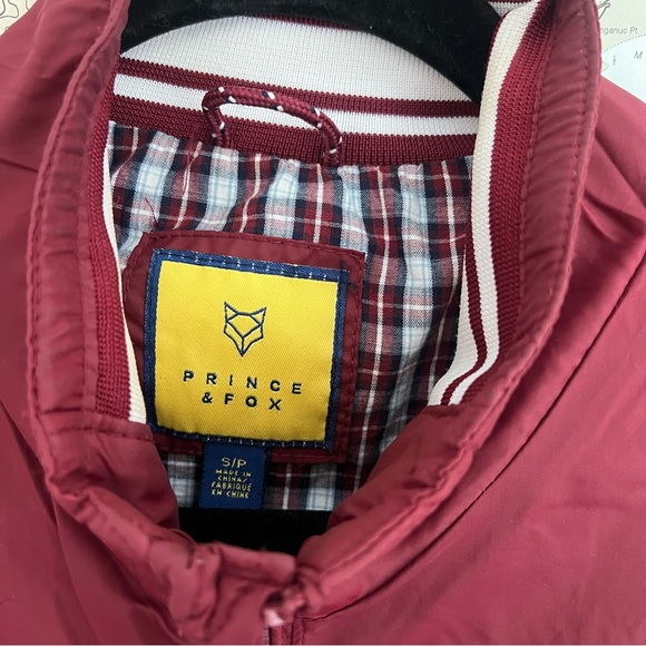 EUC! Prince & Fox Varsity Windbreaker Jacket “Men’s” Size Small - Picture 2 of 11